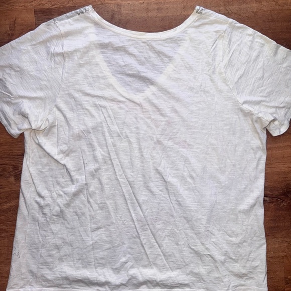 Lane Bryant White and Red Graphic Tee - Picture 4 of 5